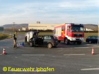 Verkehrsunfall auf der B8 bei Markt Einersheim