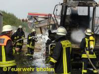 Brand Häcksler in Willanzheim