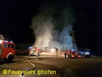 Brand Lagerhalle