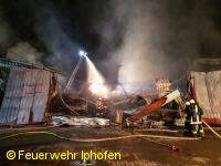 Brand Lagerhalle