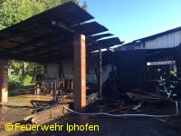 Brand Lagerhalle