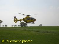 Motorradunfall zwischen Dornheim und Nenzenheim