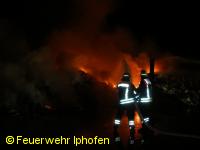 Brand in Fröhstockheim