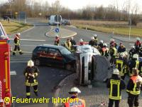 Verkehrsunfall auf der B8 bei Markt Einersheim