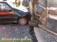 Verkehrsunfall auf der B8 bei Markt Einersheim