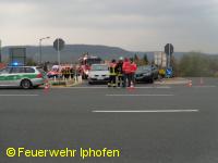 Verkehrsunfall Kreuzung B8