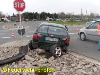 Verkehrsunfall Kreuzung B8