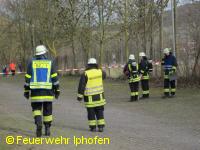 Absperrung des Gefahrenbereichs