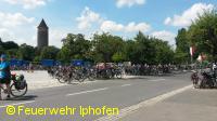 Der Fahrradparkplatz