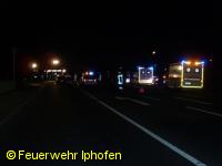 Verkehrsunfall B8 im Kreuzungsbereich