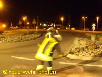 Verkehrsunfall B8 im Kreuzungsbereich