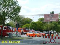 Vorbereitung zur ersten Schauübung.