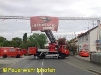 Banner aufhängen,