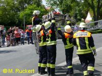 ... von der Leiter ...