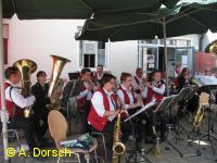 Musikalische Umrahmung durch den Musikzug.