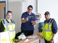 Auch die Notfallseelsorge präsentiert sich.