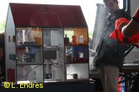 ... und anschließend mit einem "Hochdrucklüfter" durch die Feuerwehr wieder rauchfrei gemacht.