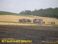 Stoppelackerbrand Willanzheim