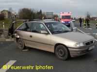 Verkehrsunfall B8 - Kreuzung Bahnhofstraße