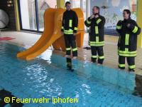 Was passiert beim Sturz ins Wasser in Schutzkleidung? Werden wir untergehen?